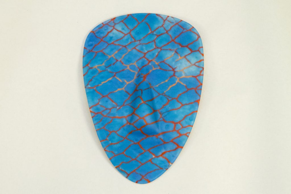 Blue Fissured Mask by Terry Savage