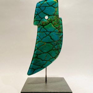 Blue Fissured Blade #1 by Terry Savage