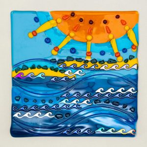 Sunny Days, Glassy Waves by Liz Train